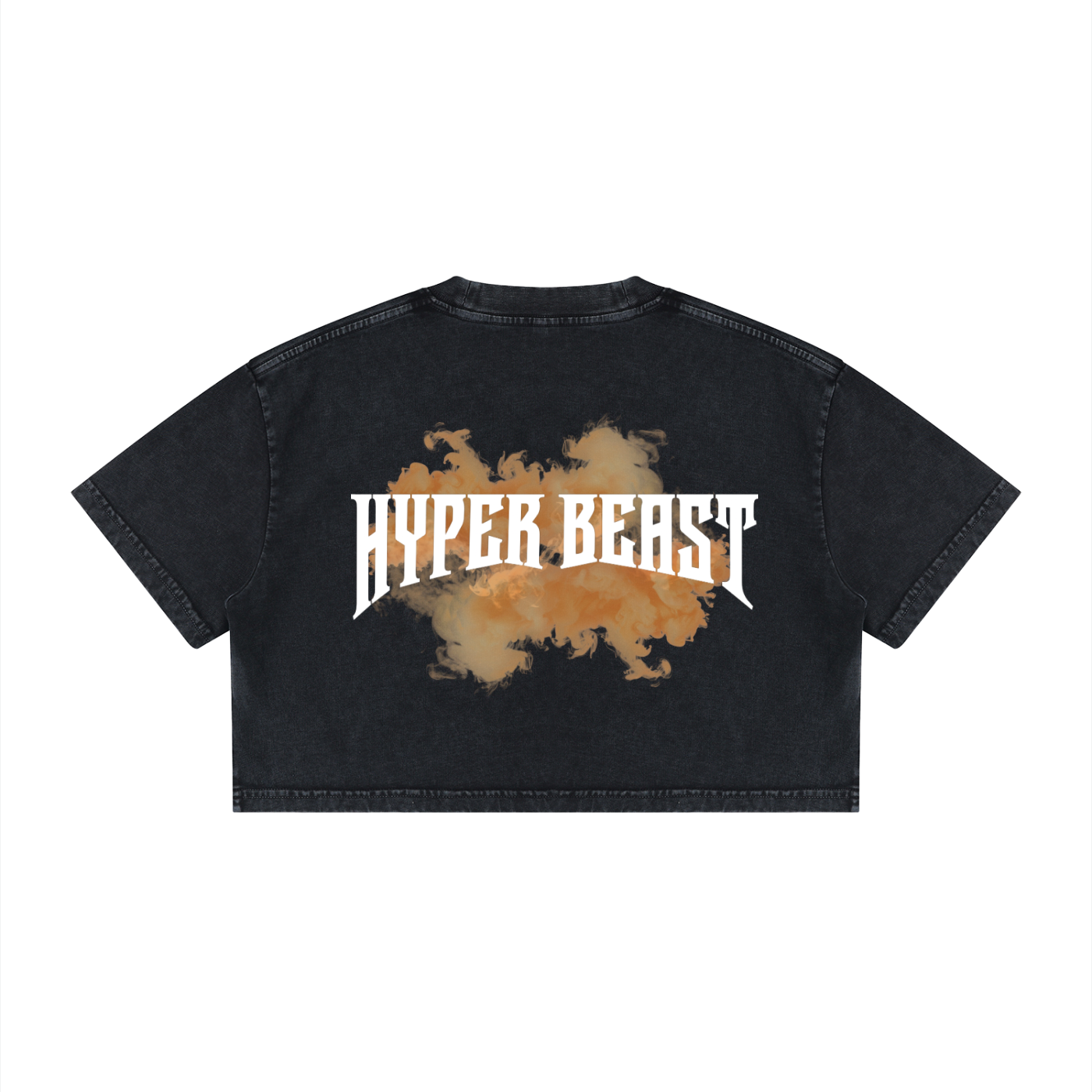 Women's Mineral Wash Cotton Crop T-Shirt