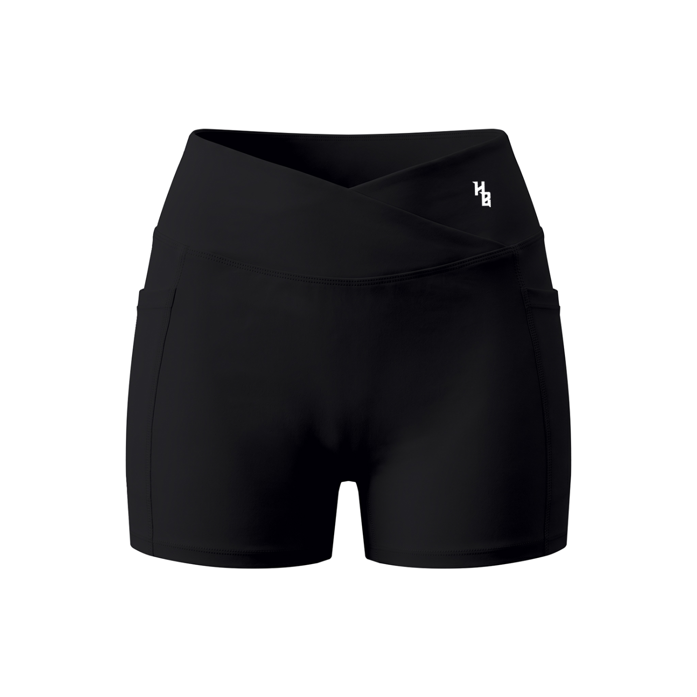 Women’s High Rise V-Waist Pocket Shorts