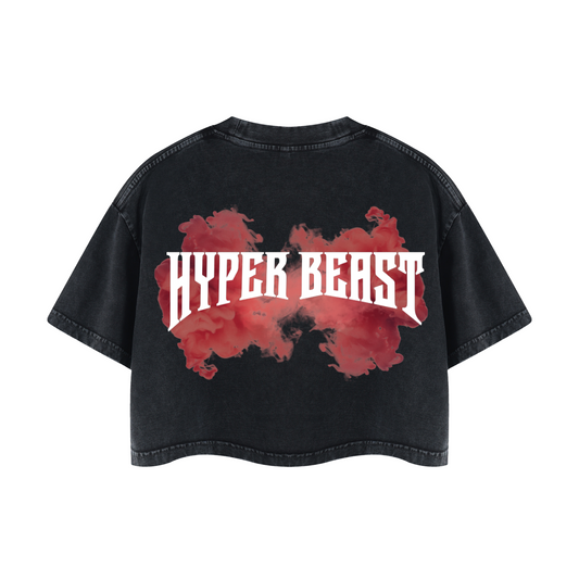 Women's Mineral Wash Vapor Crop T-Shirt