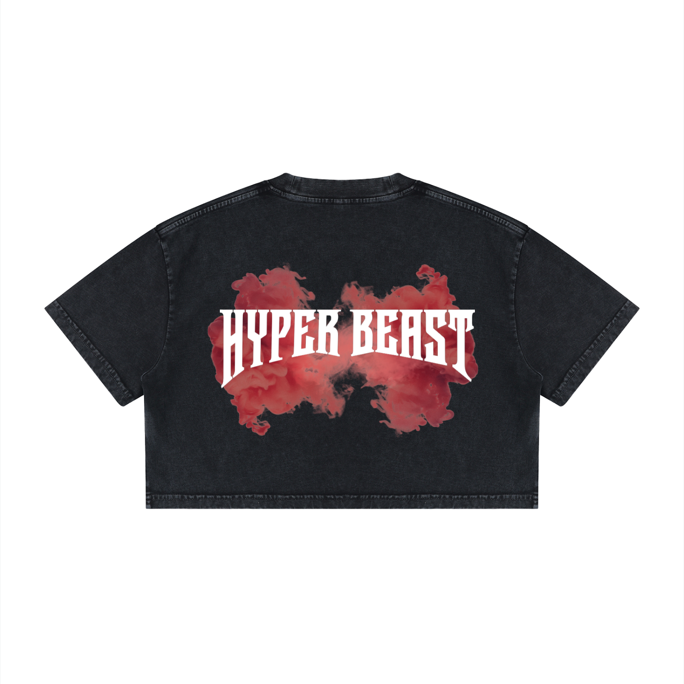 Women's Mineral Wash Cotton Crop T-Shirt