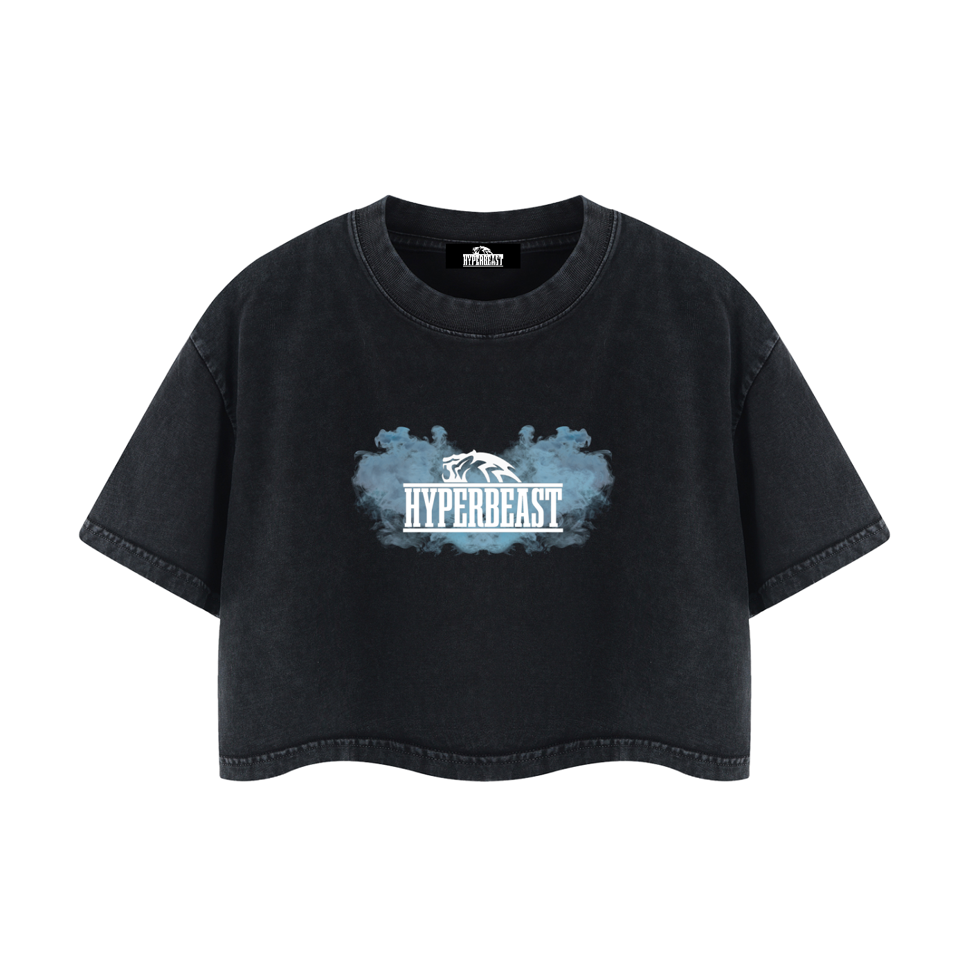 Women's Mineral Wash Vapor Crop T-Shirt