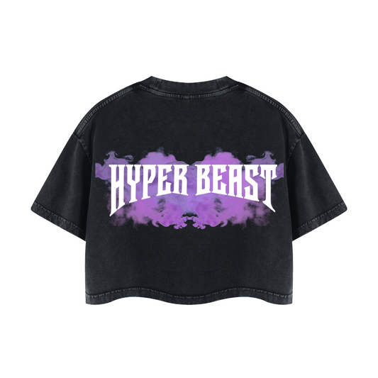 Women's Mineral Wash Vapor Crop T-Shirt