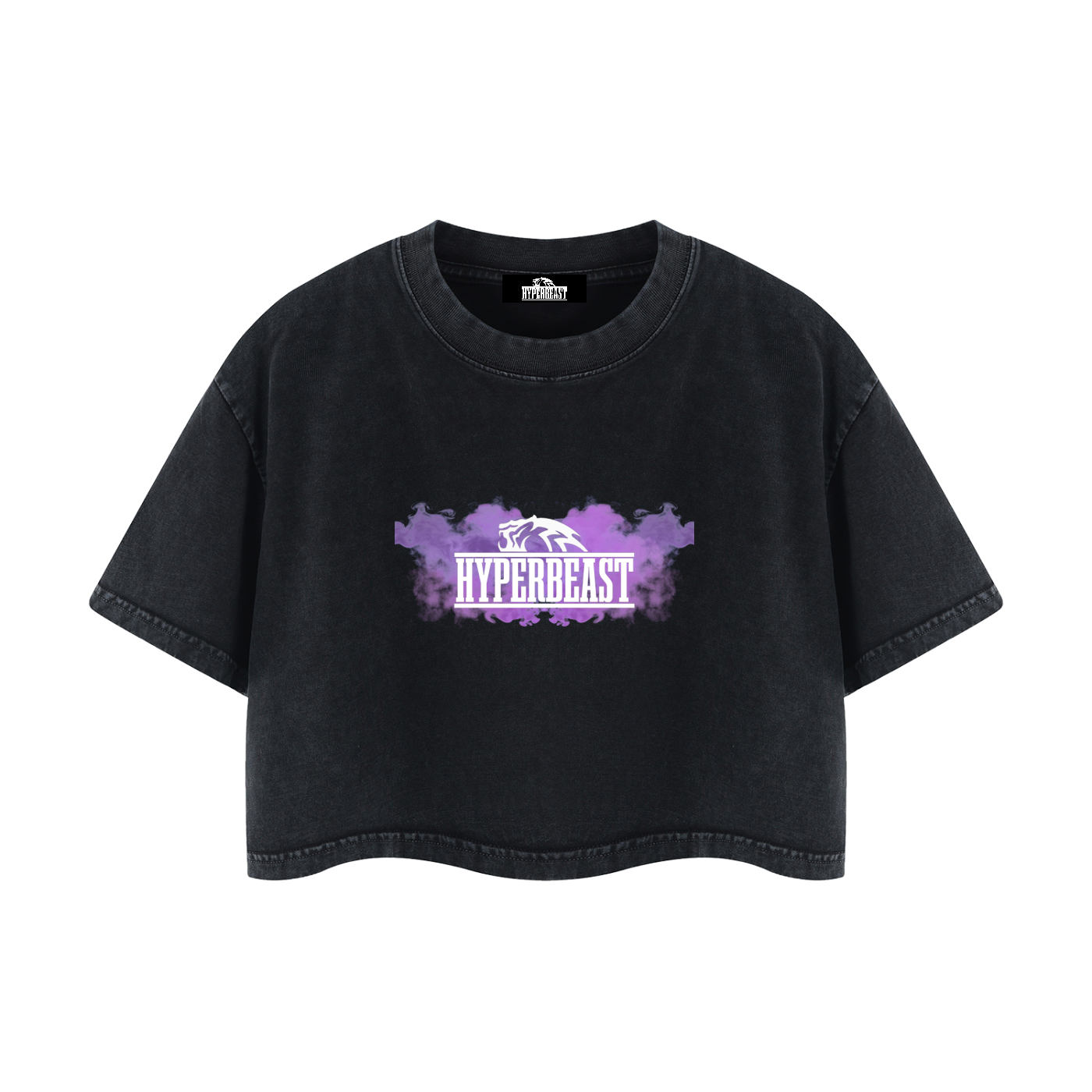 Women's Mineral Wash Vapor Crop T-Shirt