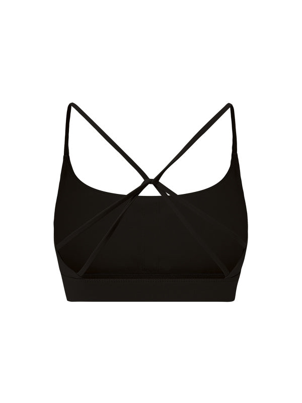 Strappy Criss Cross Sports Bra