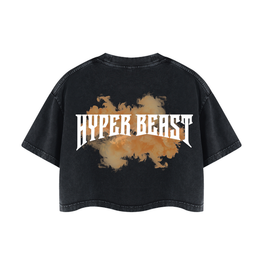 Women's Mineral Wash Vapor Crop T-Shirt