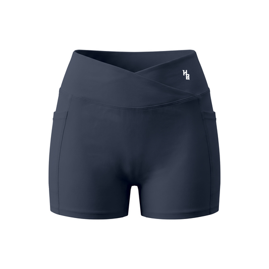 Women’s High Rise V-Waist Pocket Shorts
