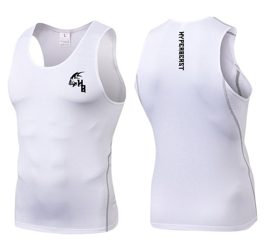 Simple Beast White Compression Tank